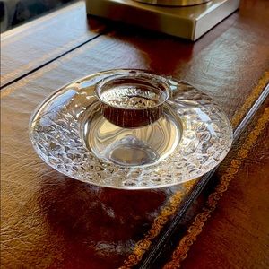 Orrefors Sweden Crystal Candle Votive Holder